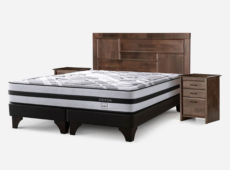 DORMITORIO EUROPEO ROSEN DRIVEN QUEEN DOLCE + 2 VELADORES - 1