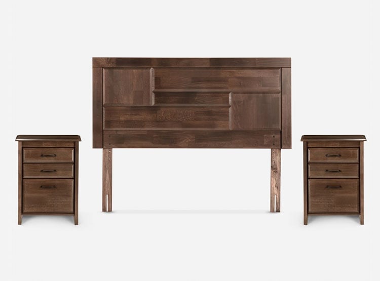 DORMITORIO EUROPEO ROSEN DRIVEN QUEEN DOLCE + 2 VELADORES - 2