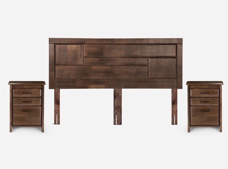 DORMITORIO EUROPEO ROSEN DRIVEN KING DOLCE + 2 VELADORES - 2