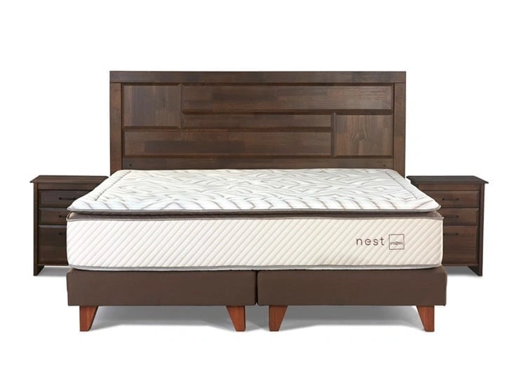 DORMITORIO EUROPEO ROSEN NEST QUEEN DOLCE + 2 VELADORES - 2
