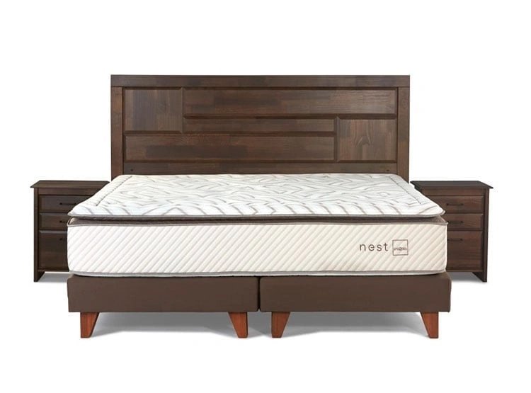 DORMITORIO EUROPEO ROSEN NEST KING DOLCE + 2 VELADORES - 2