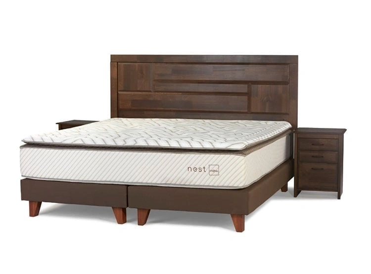 DORMITORIO EUROPEO ROSEN NEST KING DOLCE + 2 VELADORES - 3