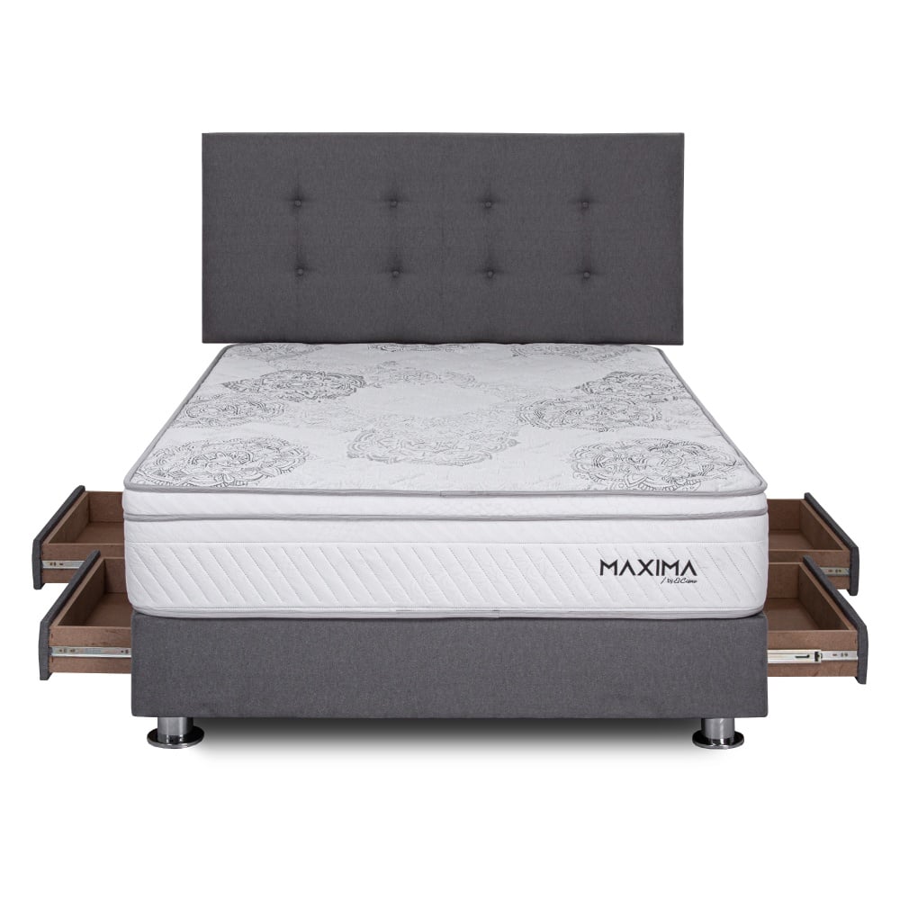 DORMITORIO CON CAJONES EL CISNE MAXIMA KING - 1