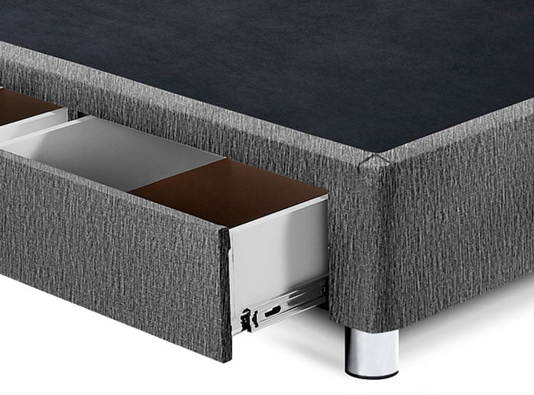 BOX TARIMA PARAÍSO CAJONES 2 PLAZAS GRIS - 3