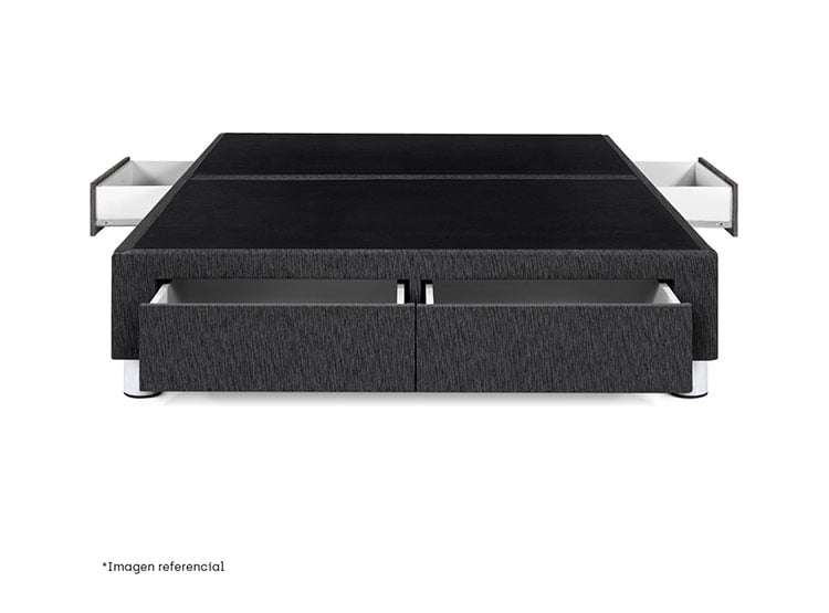 BOX TARIMA PARAÍSO CAJONES QUEEN CHARCOAL - 2