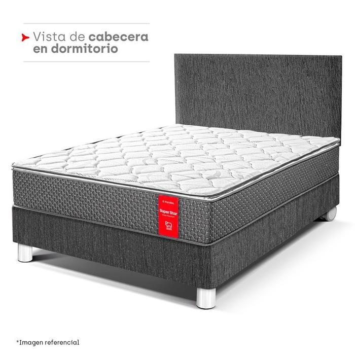 CABECERA PARAÍSO PREMIUM 2 PLAZAS CHARCOAL - 4