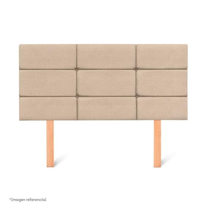 CABECERA PARAÍSO BLOCKS 1.5 PLAZAS CHAMPAGNE - 2