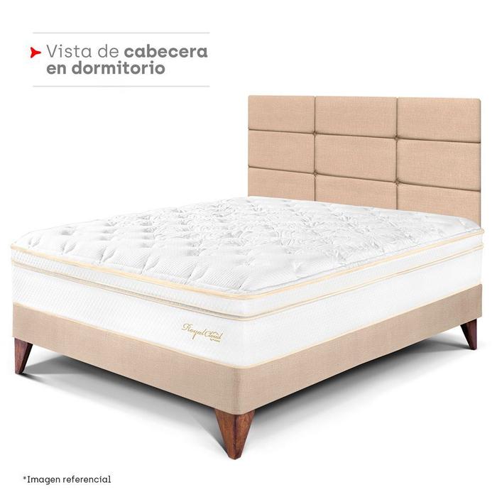 CABECERA PARAÍSO BLOCKS 1.5 PLAZAS CHAMPAGNE - 4