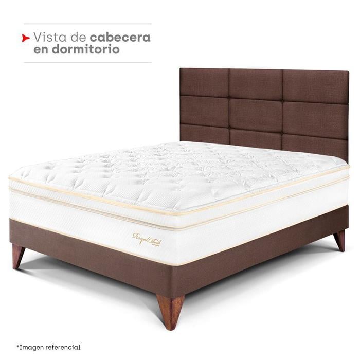CABECERA PARAÍSO BLOCKS 1.5 PLAZAS CHOCOLATE - 4