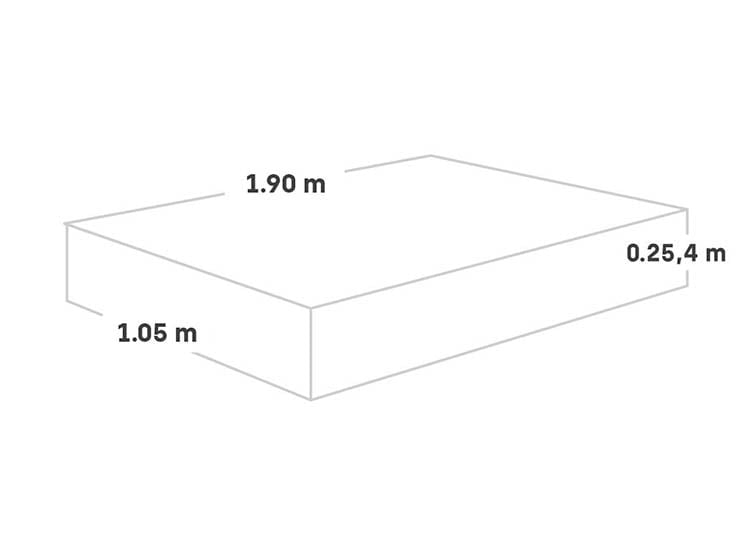 COLCHÓN PARAÍSO ZEBRA 25 1.5 PLAZAS 10" - 5