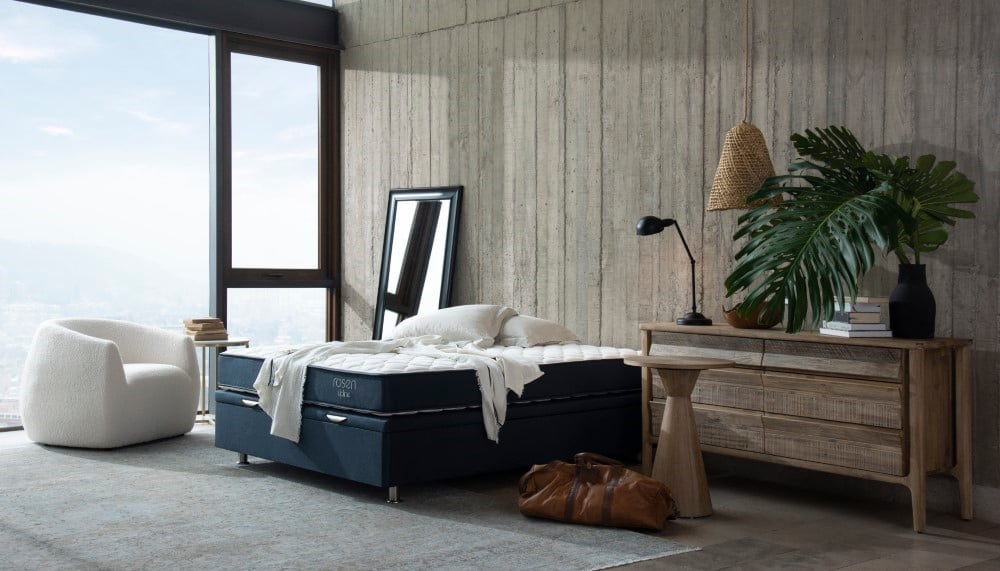 DORMITORIO BOXET ROSEN UPLINE ISSEY GRAFITO QUEEN - 8
