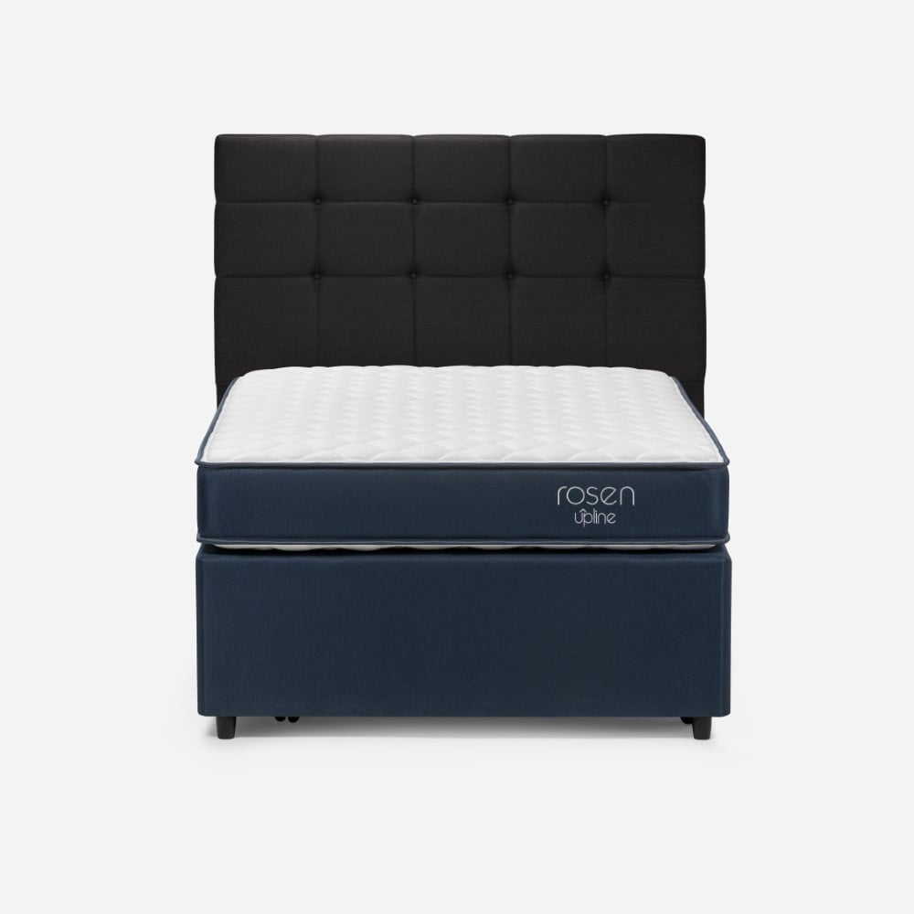 DORMITORIO DIVÁN ROSEN UPLINE 2 PLAZAS ISSEY GRAFITO - 3