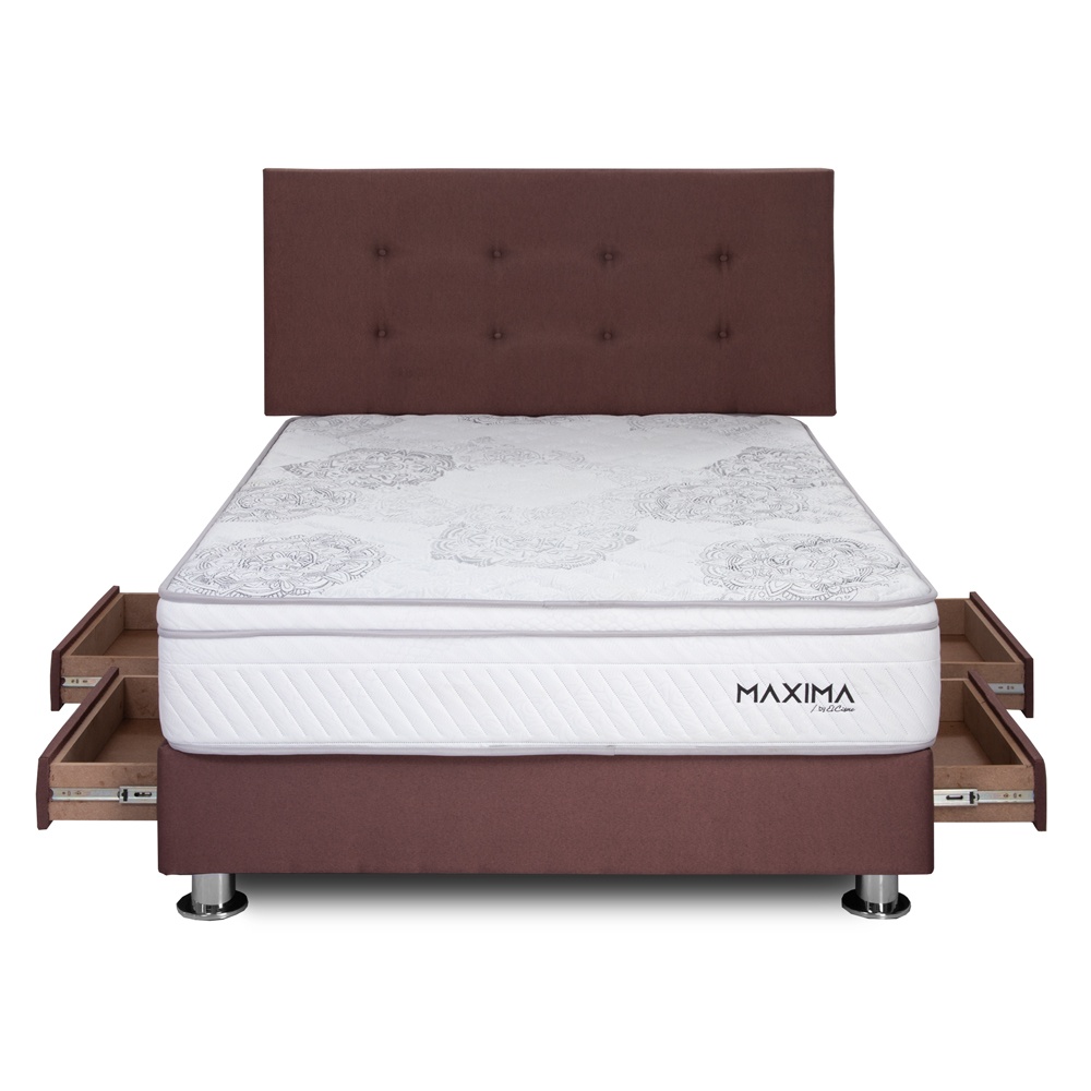 DORMITORIO CON CAJONES EL CISNE MAXIMA QUEEN - 1