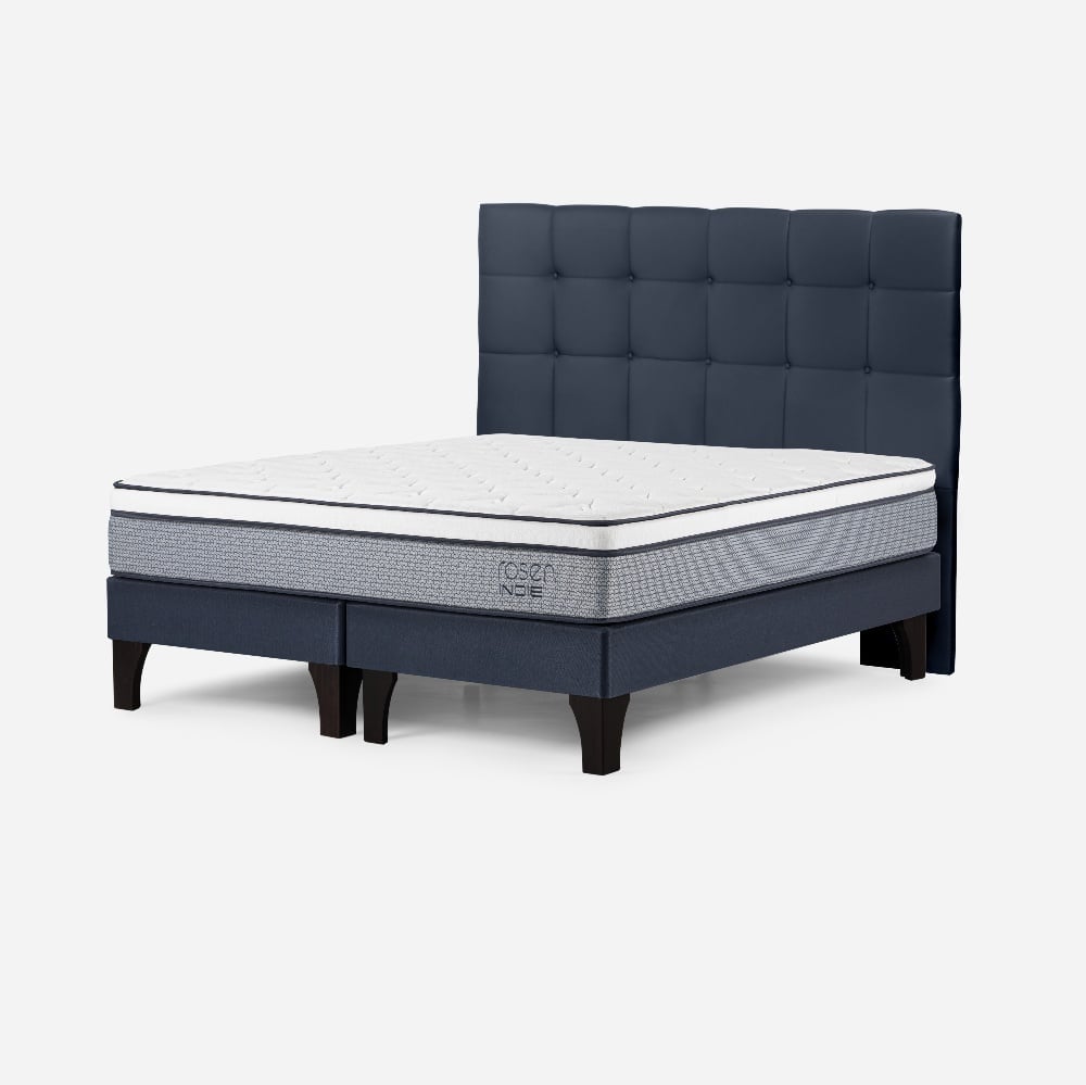 DORMITORIO EUROPEO ROSEN INDIE KING ISSEY AZUL - 1