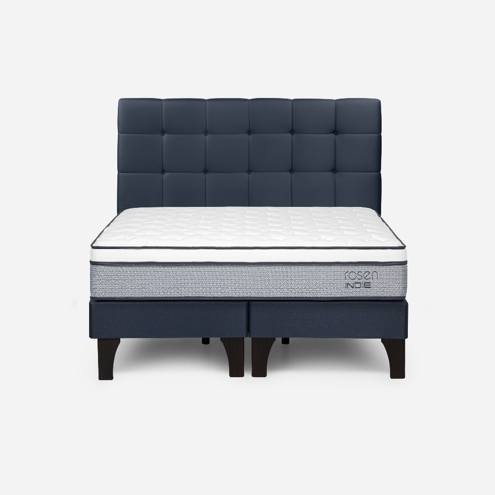 DORMITORIO EUROPEO ROSEN INDIE KING ISSEY AZUL - 2