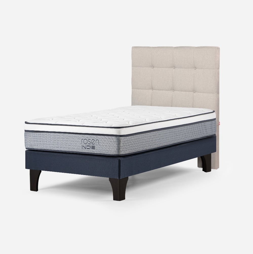 DORMITORIO EUROPEO ROSEN INDIE 1.5 PLAZAS ISSEY NIEBLA - 1