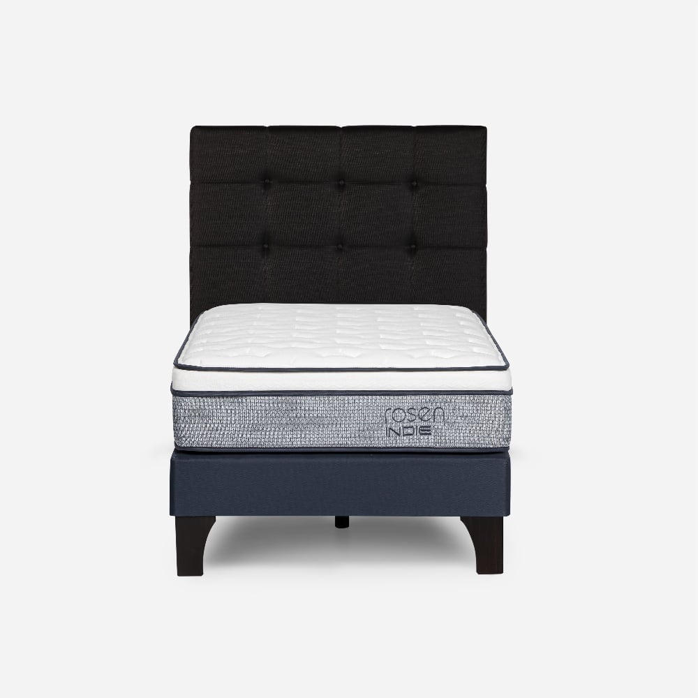 DORMITORIO EUROPEO ROSEN INDIE 1.5 PLAZAS ISSEY GRAFITO - 2