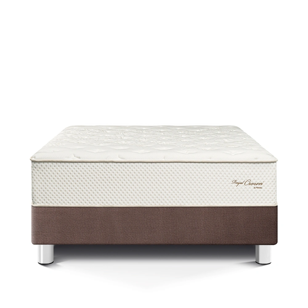 CAMA PARAÍSO ROYAL CROWN QUEEN CHOCOLATE + 2 ALMOHADAS VISCOELÁSTICAS - 3