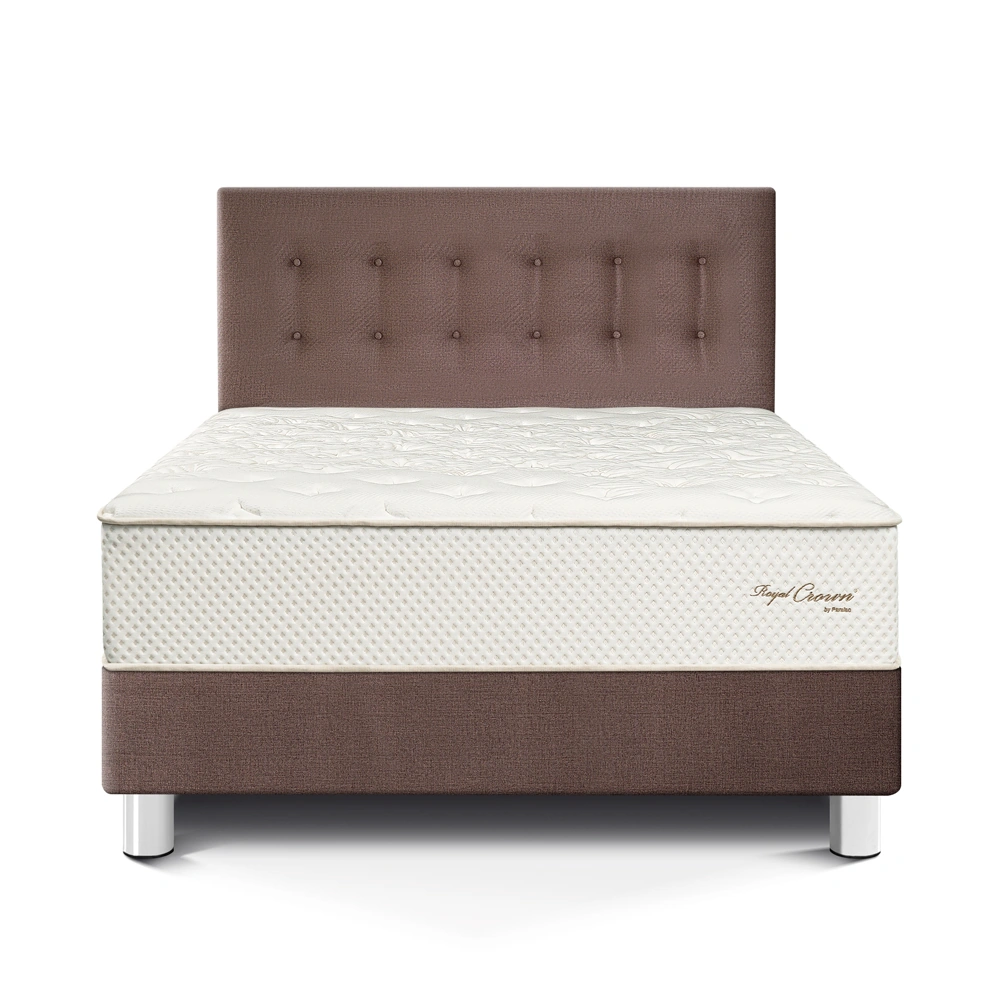 DORMITORIO PARAÍSO ROYAL CROWN QUEEN CHOCOLATE + 2 ALMOHADAS VISCOELÁSTICAS - 3