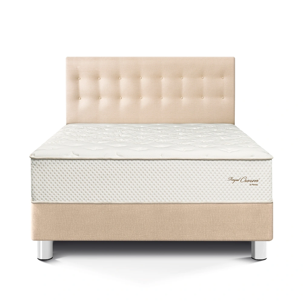 DORMITORIO PARAÍSO ROYAL CROWN KING CHAMPAGNE + 2 ALMOHADAS VISCOELÁSTICAS - 3
