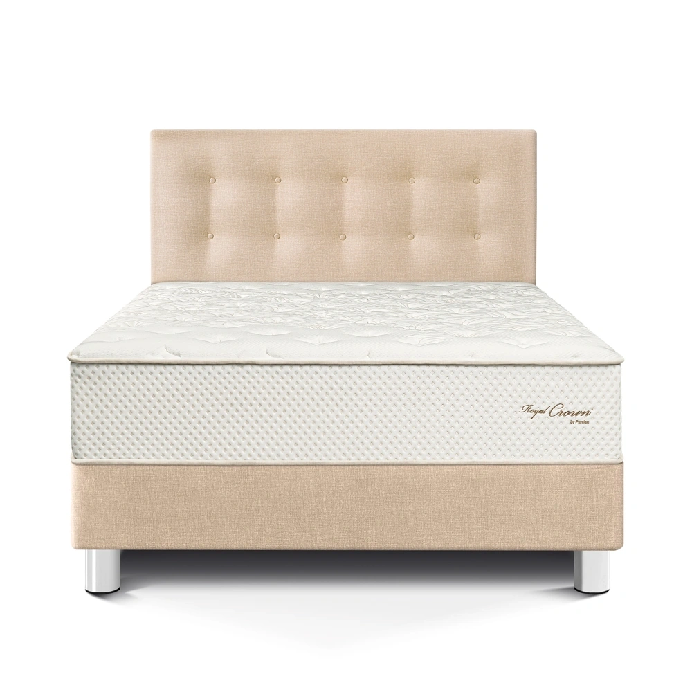 DORMITORIO PARAÍSO ROYAL CROWN 2 PLAZAS + 2 ALMOHADAS VISCOELÁSTICAS - 2