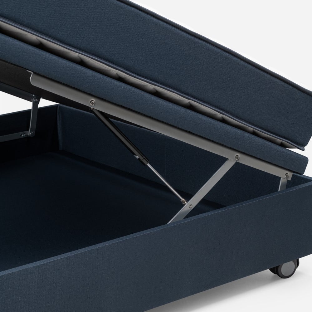 DORMITORIO BOXET ROSEN UPLINE 2 PLAZAS ISSEY AZUL - 6