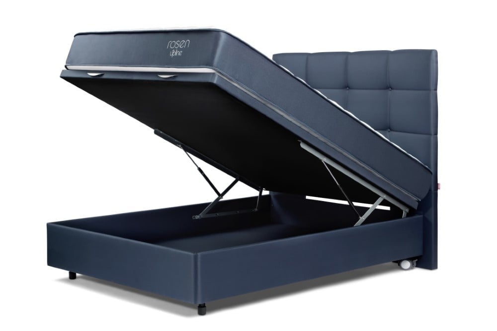 DORMITORIO BOXET ROSEN UPLINE QUEEN ISSEY AZUL - 1