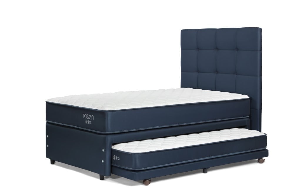DORMITORIO DIVÁN ROSEN UPLINE 1.5 PLAZAS ISSEY AZUL - 1
