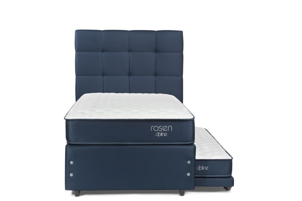DORMITORIO DIVÁN ROSEN UPLINE 1.5 PLAZAS ISSEY AZUL - 3