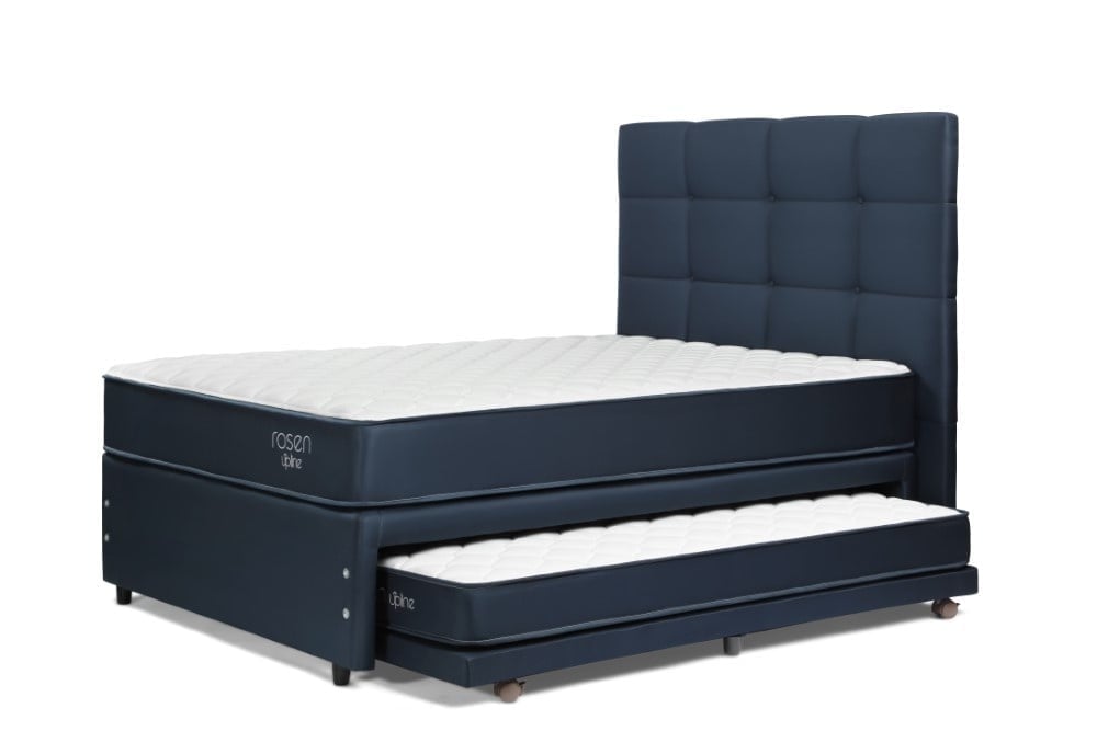 DORMITORIO DIVÁN ROSEN UPLINE 2 PLAZAS ISSEY AZUL - 1