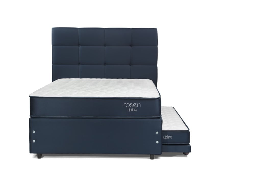 DORMITORIO DIVÁN ROSEN UPLINE 2 PLAZAS ISSEY AZUL - 3