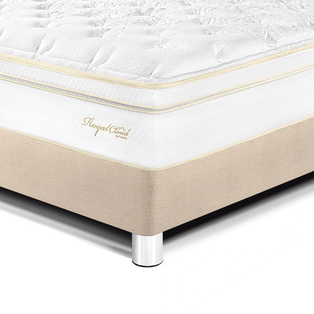 DORMITORIO PARAÍSO ROYAL CLOUD 1.5 PLAZAS + CABECERA GOLD CHAMPAGNE + 1 ALMOHADA VISCOELÁSTICA - 2