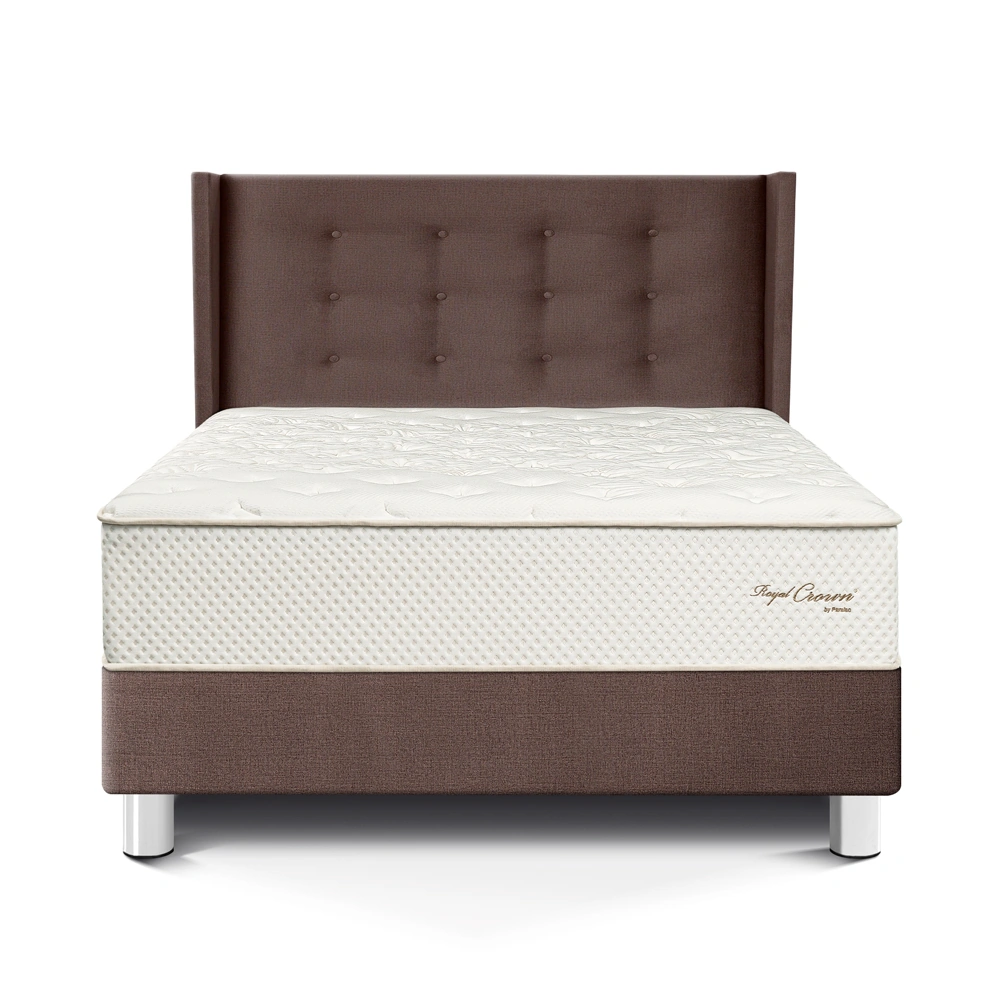 DORMITORIO PARAÍSO ROYAL CROWN 1.5 PLAZAS + CABECERA GOLD CHOCOLATE + 1 ALMOHADA VISCOELÁSTICA - 3