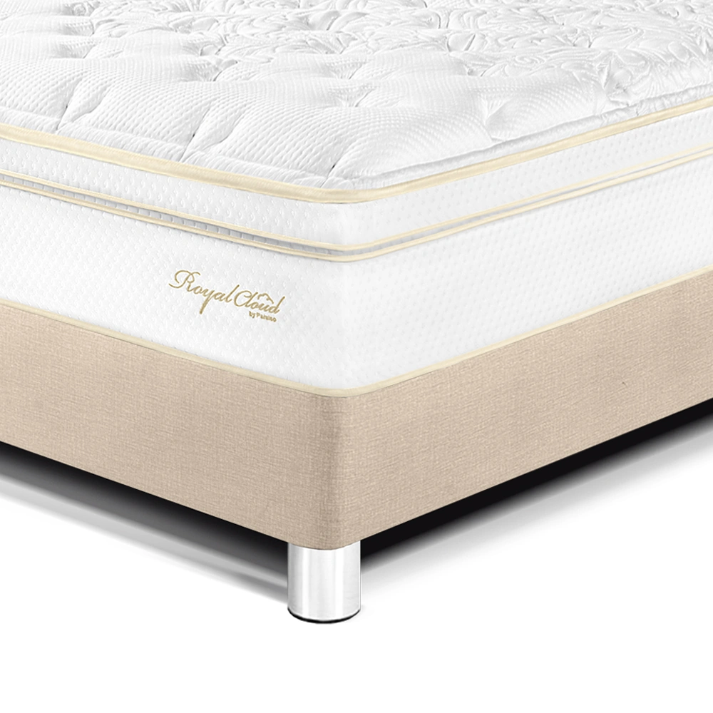 DORMITORIO PARAÍSO ROYAL CLOUD 1.5 PLAZAS + CABECERA BLOCKS CHAMPAGNE + 1 ALMOHADA VISCOELÁSTICA - 2