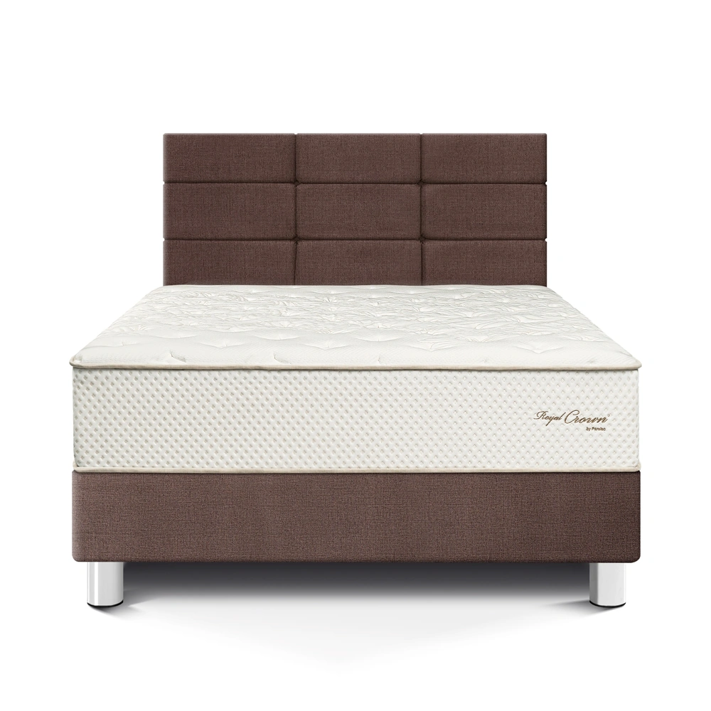 DORMITORIO PARAÍSO ROYAL CROWN 1.5 PLAZAS + CABECERA BLOCKS CHOCOLATE + 1 ALMOHADA VISCOELÁSTICA - 3