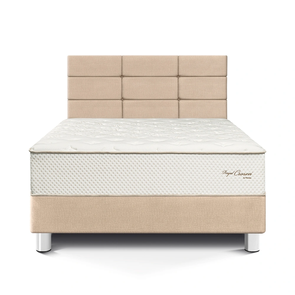 DORMITORIO PARAÍSO ROYAL CROWN 1.5 PLAZAS + CABECERA BLOCKS CHAMPAGNE + 1 ALMOHADA VISCOELÁSTICA - 3