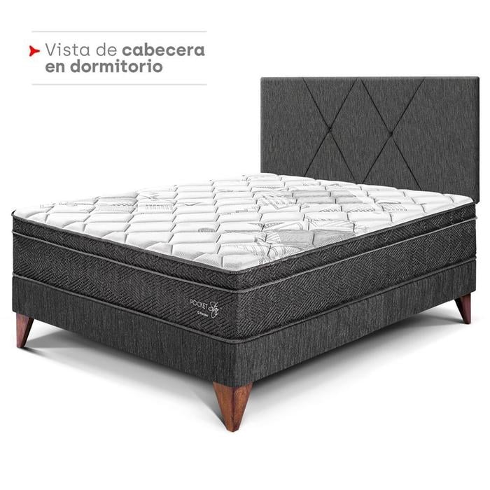 CABECERA PARAÍSO LOFT 1.5 PLAZAS CHARCOAL - 4