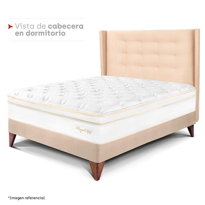 CABECERA PARAÍSO GOLD 1.5 PLAZAS CHAMPAGNE - 4