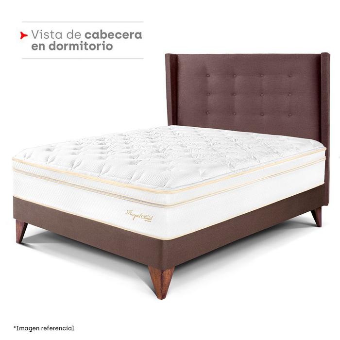 CABECERA PARAÍSO GOLD 1.5 PLAZAS CHOCOLATE - 4