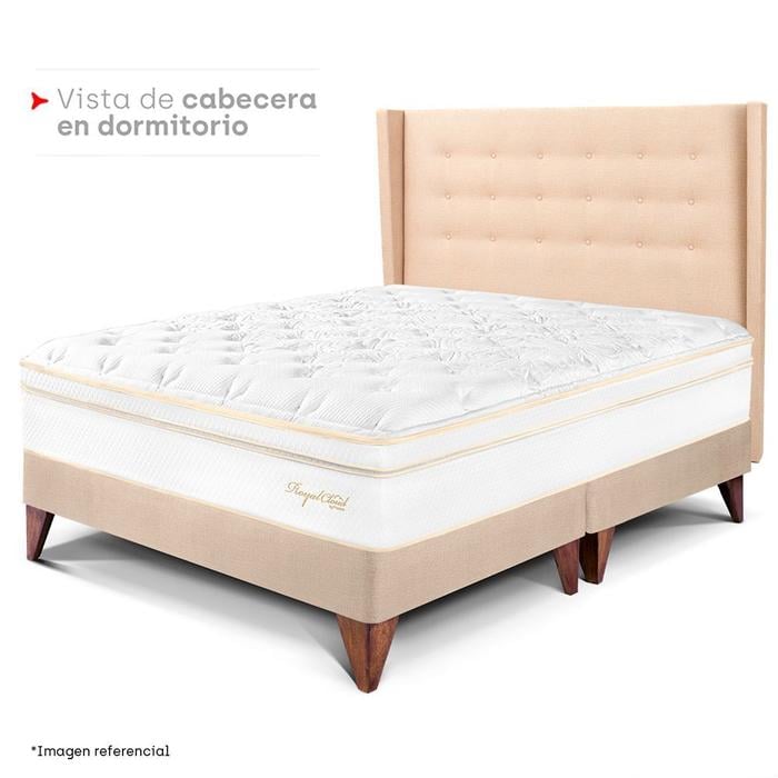 CABECERA PARAÍSO GOLD QUEEN CHAMPAGNE - 4
