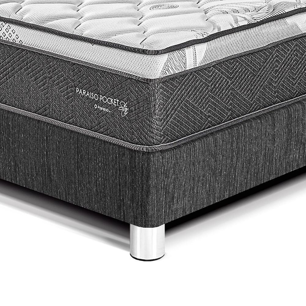 DORMITORIO PARAÍSO PARAÍSO POCKET STAR 1.5 PLAZAS POCKET STAR + CABECERA LOFT CHARCOAL - 2