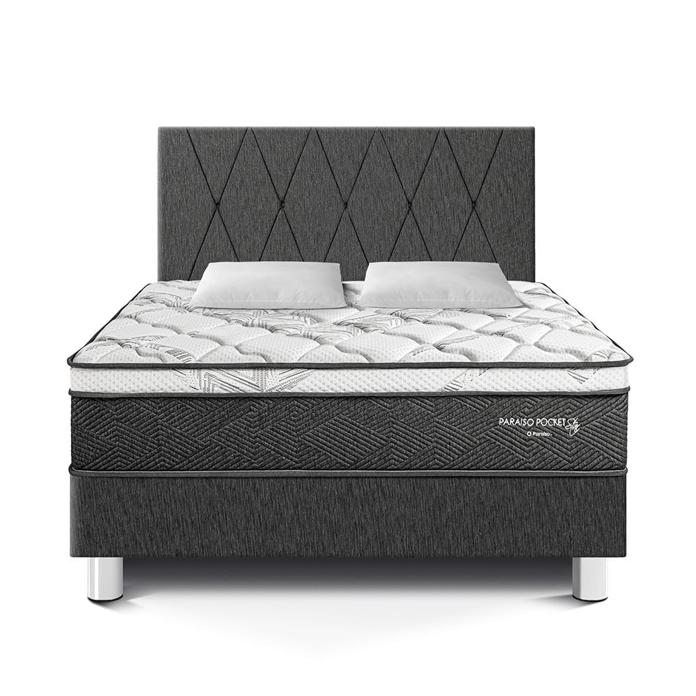 DORMITORIO PARAÍSO PARAÍSO POCKET STAR KING POCKET STAR + CABECERA LOFT CHARCOAL - 3