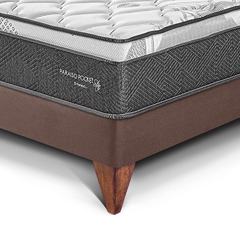 DORMITORIO EUROPEO PARAÍSO PARAÍSO POCKET STAR KING POCKET STAR + CABECERA LOFT CHOCOLATE - 2
