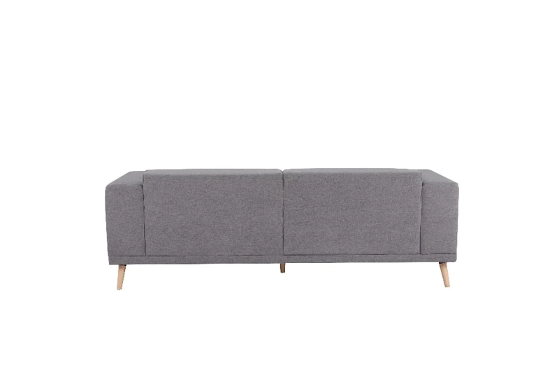 SOFA CON PUFF RIPLEY HOME MARÍA 3 CUERPOS GRIS OSCURO - 7