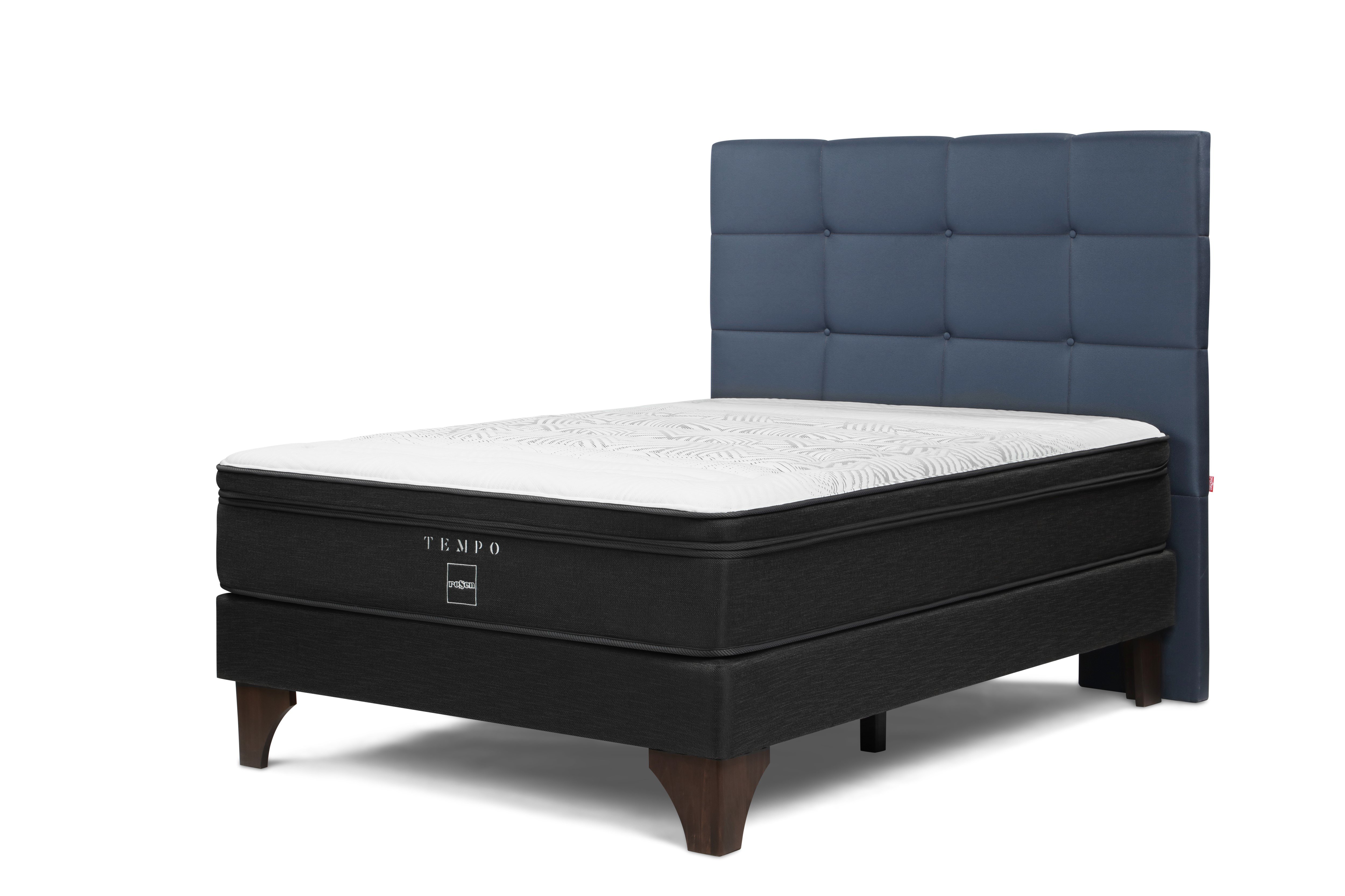 DORMITORIO EUROPEO ROSEN TEMPO 2 PLAZAS ISSEY AZUL - 1
