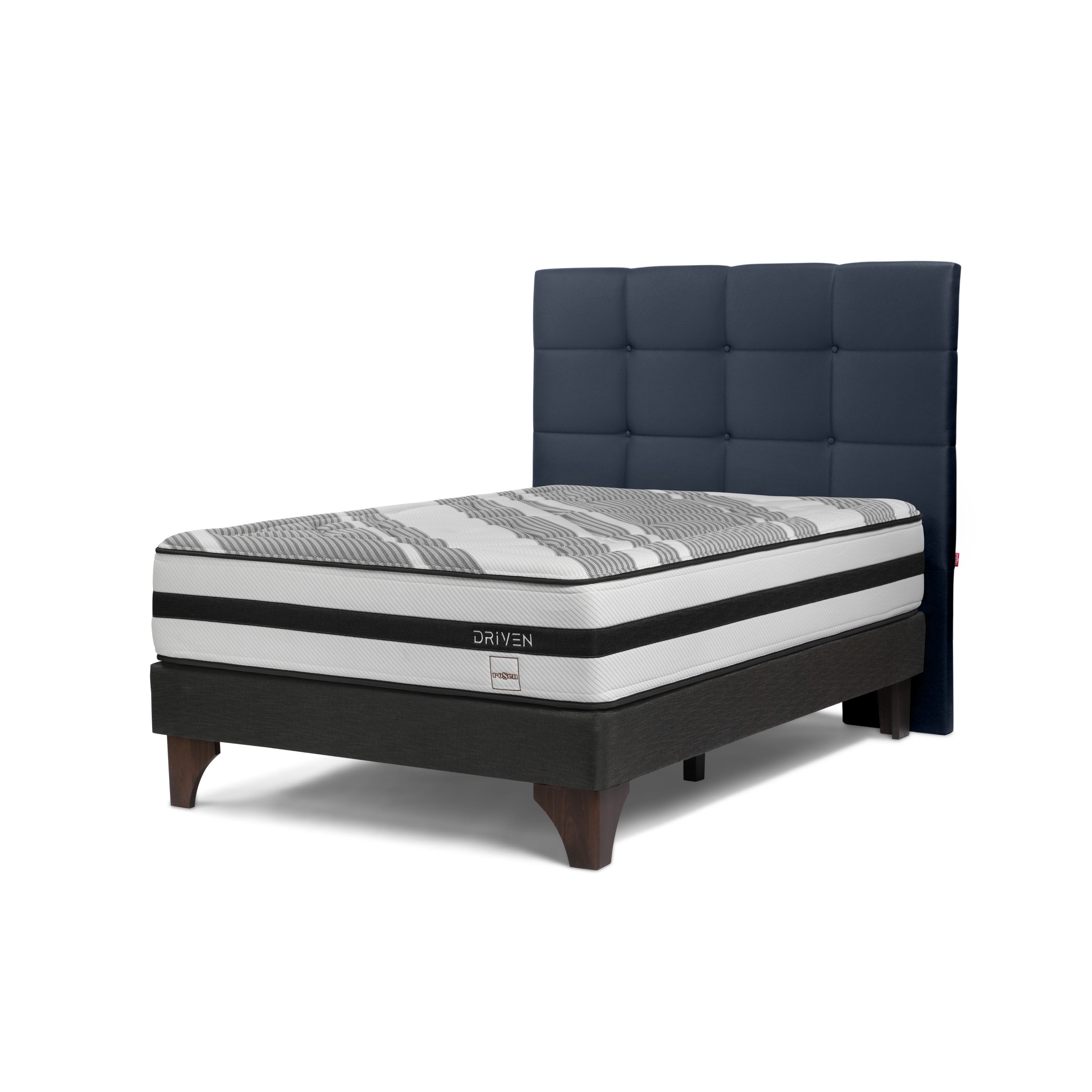 DORMITORIO EUROPEO ROSEN DRIVEN 2 PLAZAS ISSEY AZUL - 1