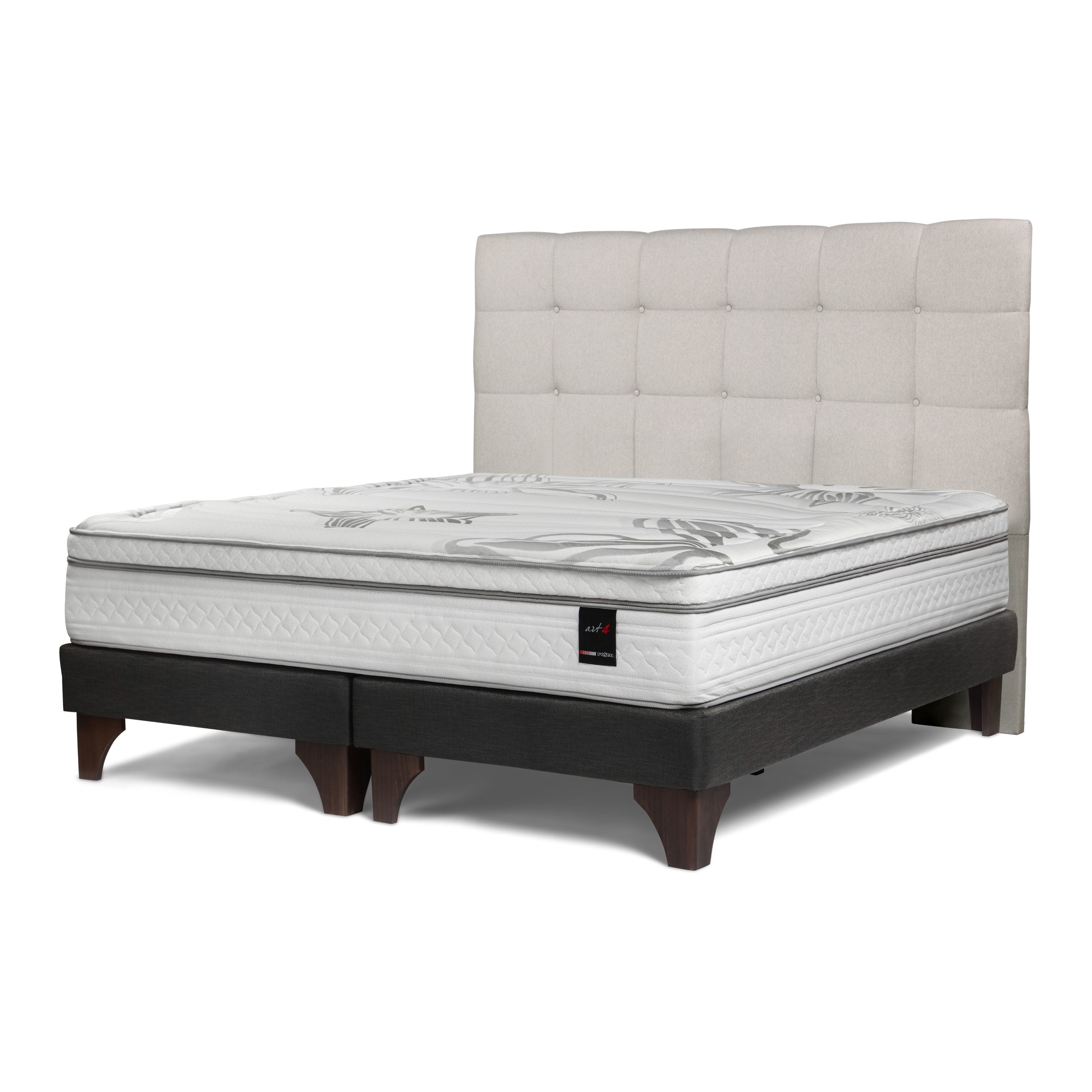 DORMITORIO EUROPEO ROSEN ART 4 KING ISSEY NIEBLA - 1