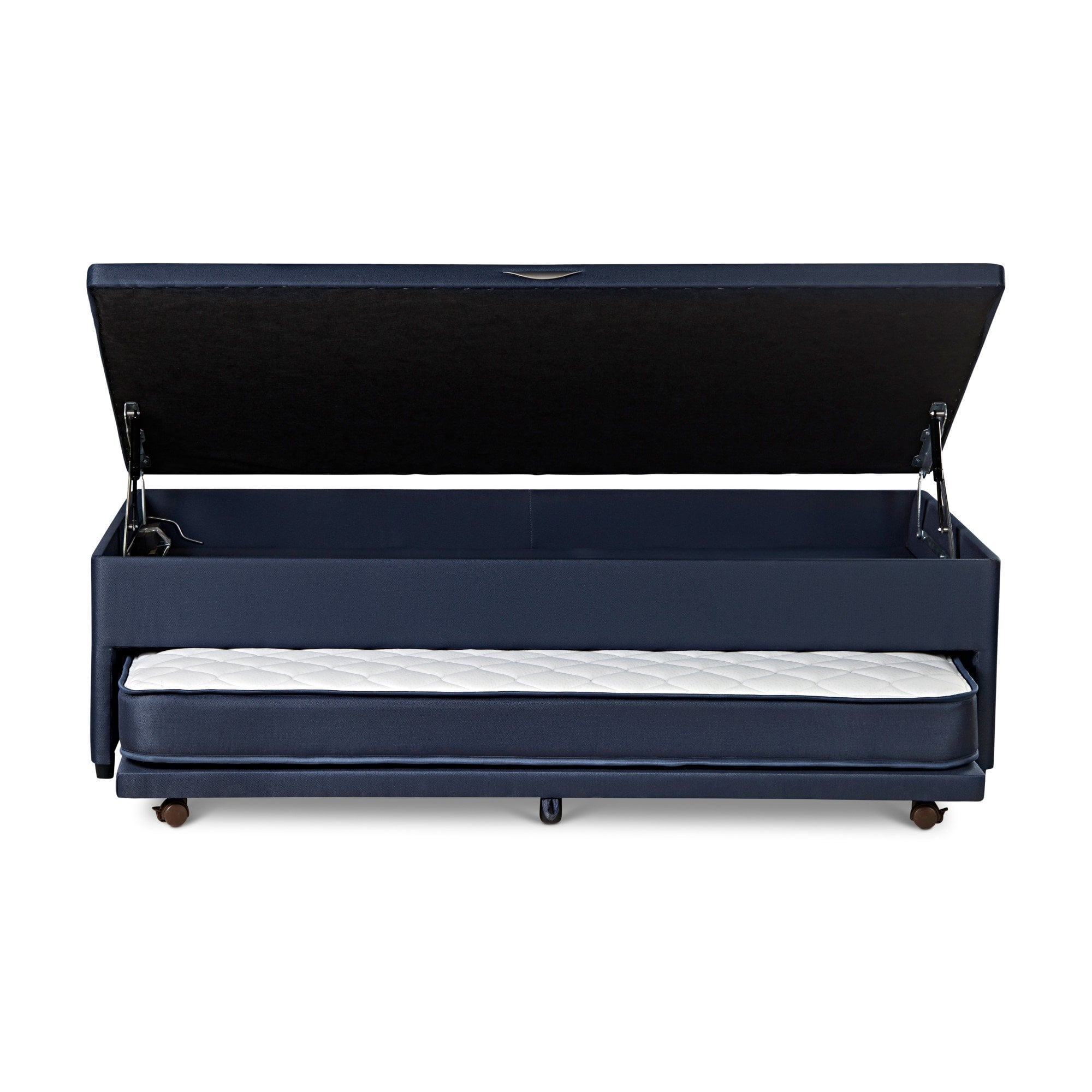 BASE BED BOXET UPLINE AZUL 1.5 PLAZAS - 2