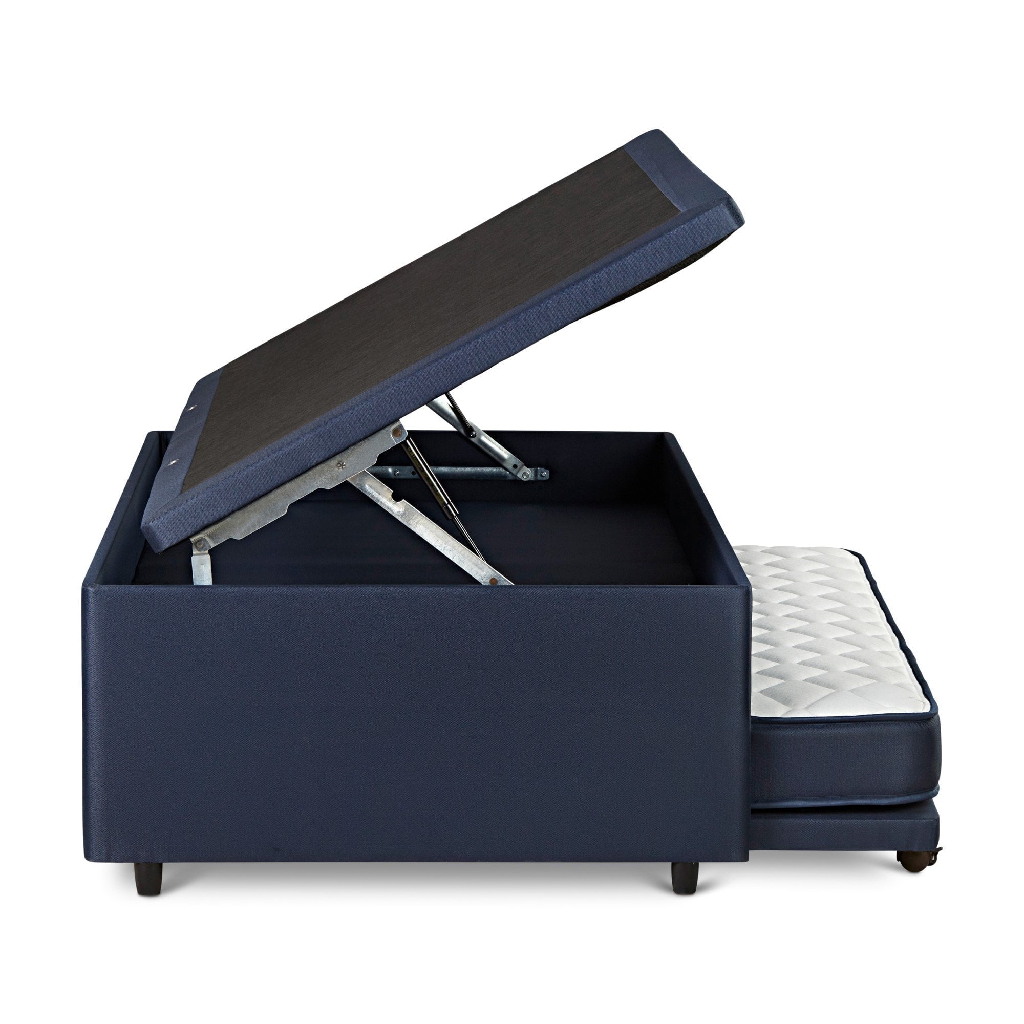 BASE BED BOXET UPLINE AZUL 1.5 PLAZAS - 3
