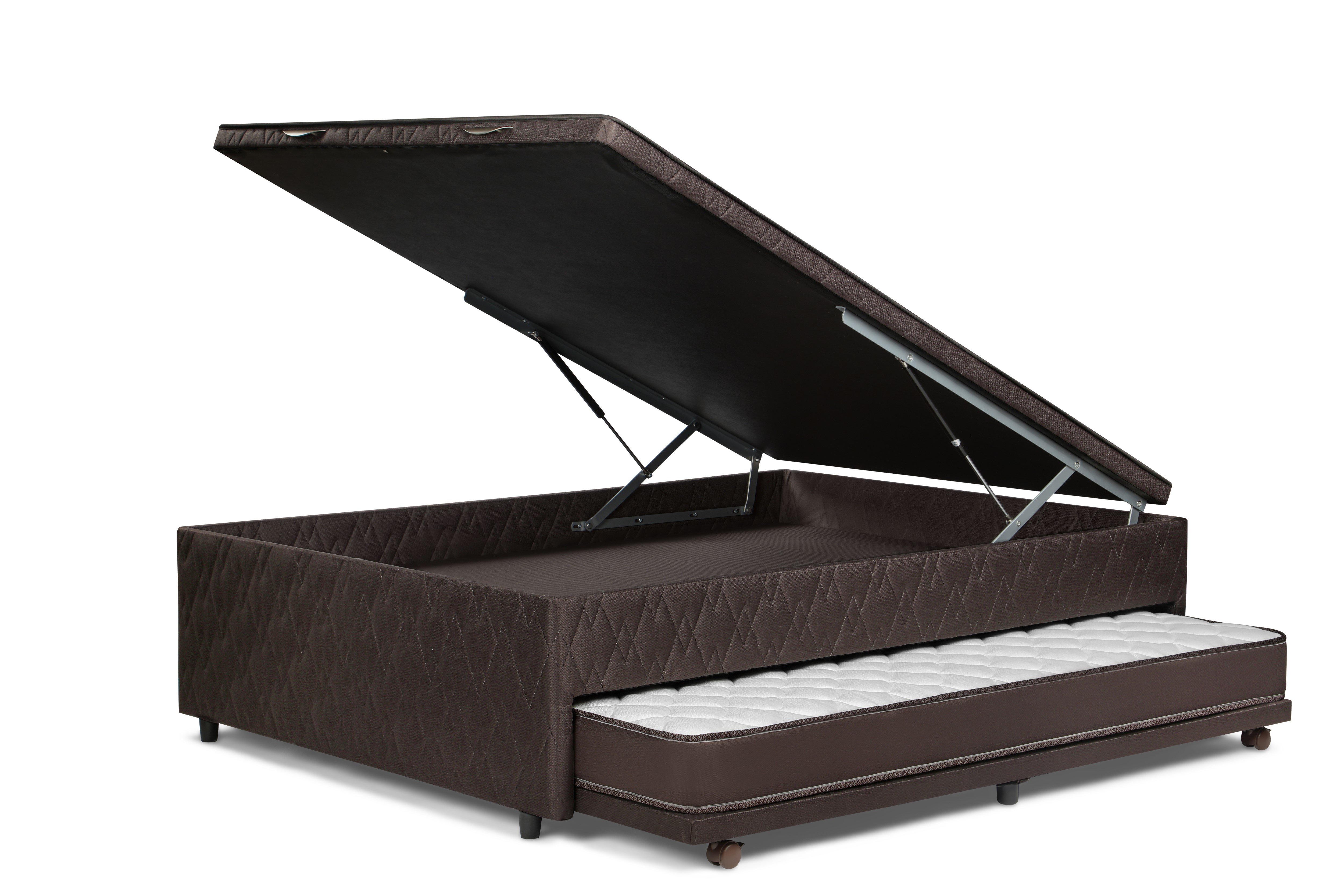 BASE BED BOXET ROSEN ERGO T CHOCOLATE 1.5 PLAZAS - 1